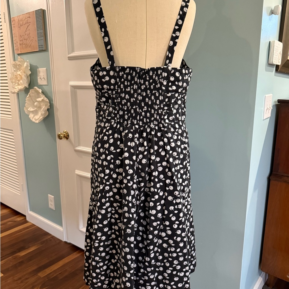 Anthro Maeve Cherry print tie-front midi dress - Picture 5 of 9